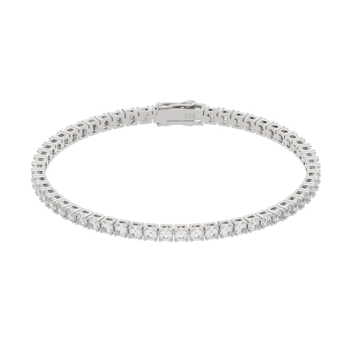 Pulseira Riviera Topázio Branco 3mm - Santé Joias